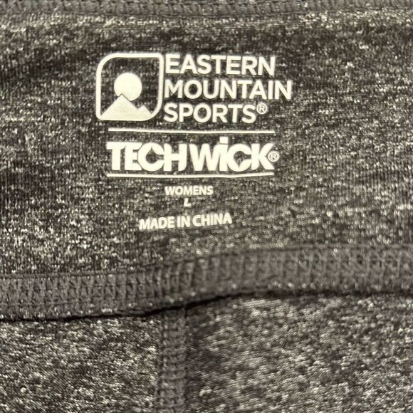 Eastern mountain sports fusion Capri leggings dark gray Heather L large - Picture 3 of 4